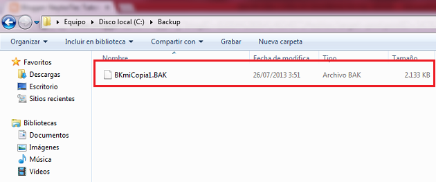 verificando backup verificando backup