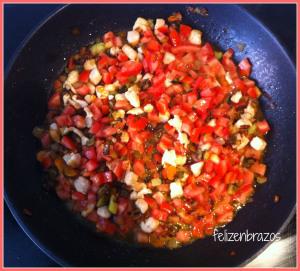 Espaguetis con pollo y verduritas espaguetis (2)