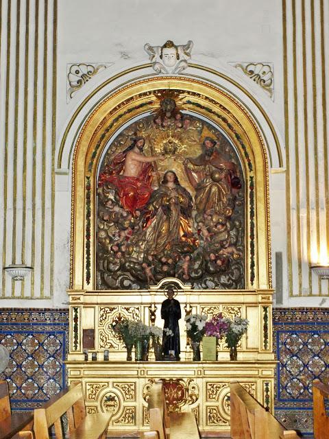 La Iglesia de San Buenaventura (9): el retablo de la Coronación de la Virgen.