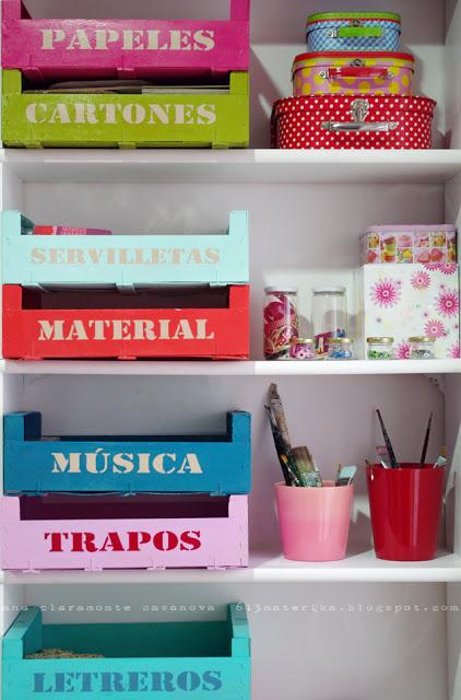 Decora con cajas de fruta