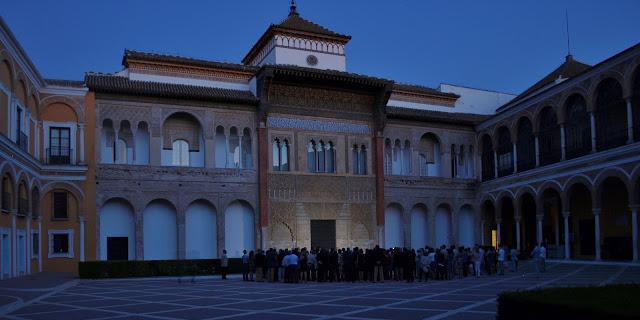 La nueva iluminación del Alcázar (3): el Palacio del Rey Don Pedro.