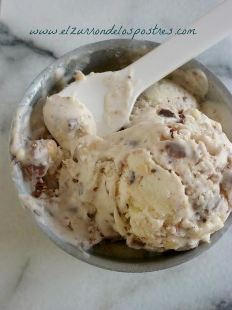 Helado de Mascarpone con Tres Chocolates