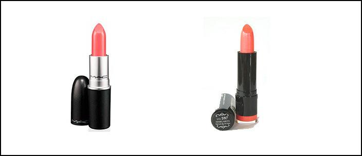 CLONES FAMOSOS DE BELLEZA Costa-Chic-MAC-Vs-Margarita-NYX