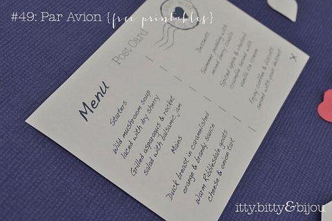 Imprimible de boda: Postales y tarjetas