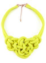 Favorites Sheinside Yellow Twine Elastic Necklace