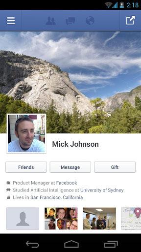 Facebook para Android ahora permite configurar el Cover Feed como pantalla de bloqueo facebook-android-profile