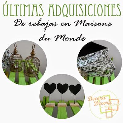 Rebajas en Maisons du Monde. Decoración de rebajas.