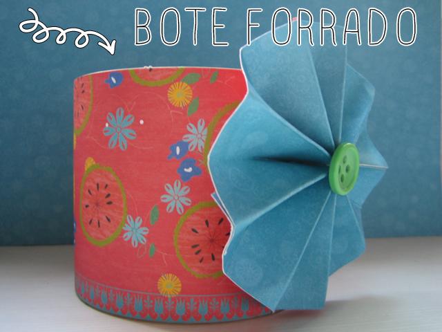 DIY: bote forrado DIY: bote forrado