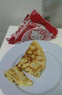 Crepes caseras rellenas de champiñones y queso Crepes caseras rellenas de champiñones y queso