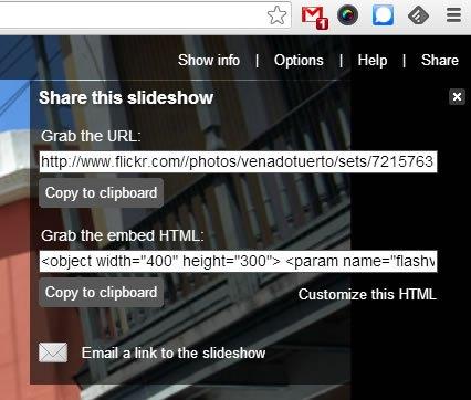 Código para embeber fotos de Flickr flickr-show-ch