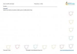 Fichas para niños de 2 años 01 preescritura 2 años_pintado