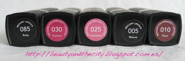 Revlon Colorburst Lipsticks - Review photos swatches Revlon Colorburst Lipsticks - Review photos swatches