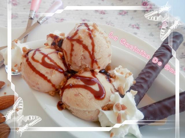 Helado de turrón Helado de turrón
