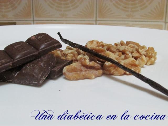 Cookies integrales de chocolate y nueces aptas para diabéticos Cookies integrales de chocolate y nueces aptas para diabéticos