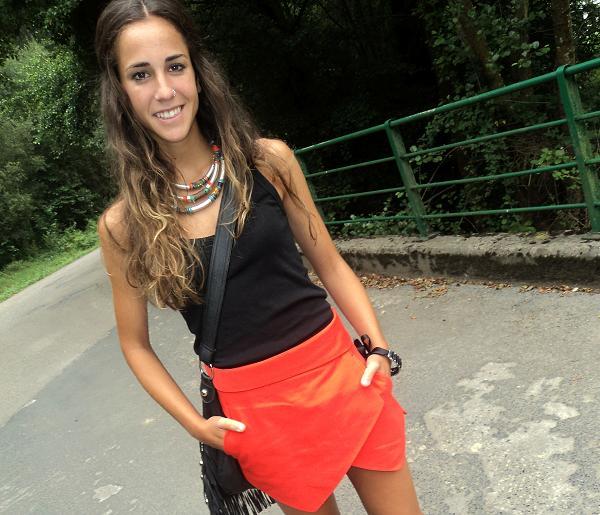 Si o no a la falda pantalón zara look