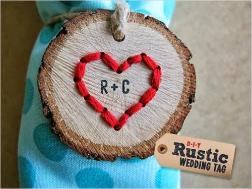 DIY: Etiquetas para bodas rústicas DIY: Etiquetas para bodas rústicas
