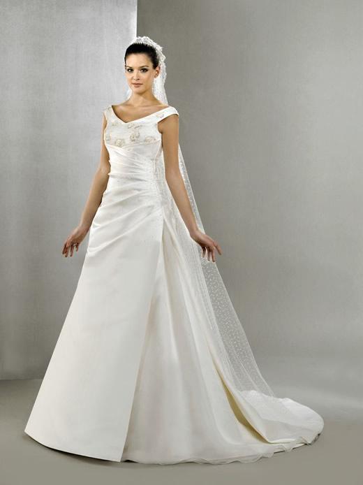 Los Cortes del Vestido de la Novia Vestido novia corte A