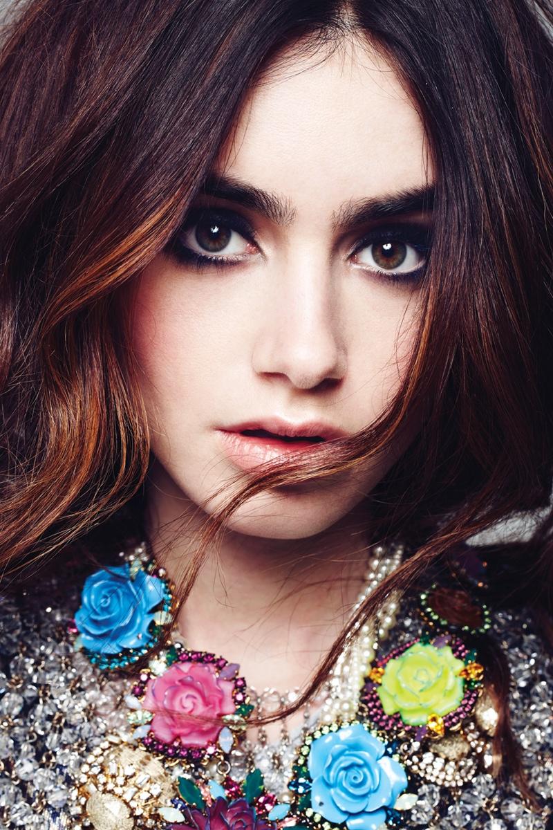 » Lily Collins - Elle Canada September 2013