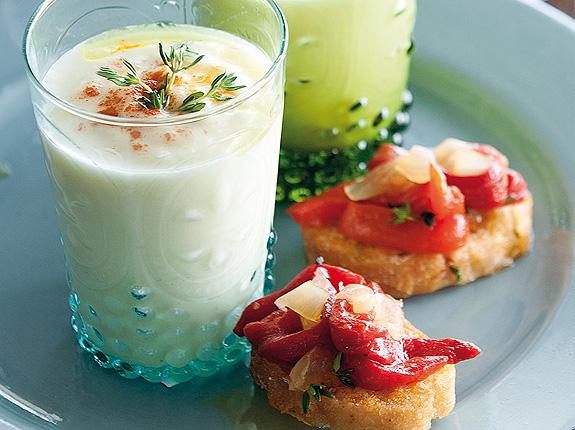 Sopas y cremas frías de verano vichyssoise