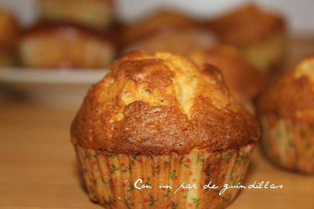 Magdalenas-d-echocolate-blanco Magdalenas de chocolate blanco y nueces