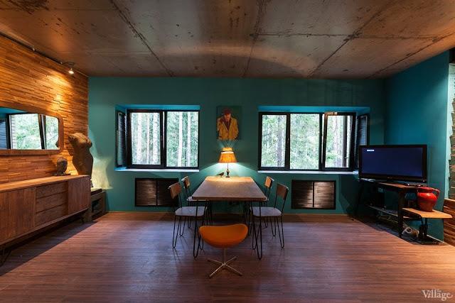 Industrial and Rustic mix in russian apartment Industrial and Rustic mix in russian apartment