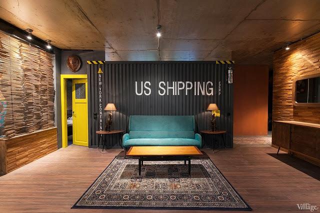 Industrial and Rustic mix in russian apartment Industrial and Rustic mix in russian apartment