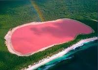 El lago Hillier, donde todo se ve de color de rosa