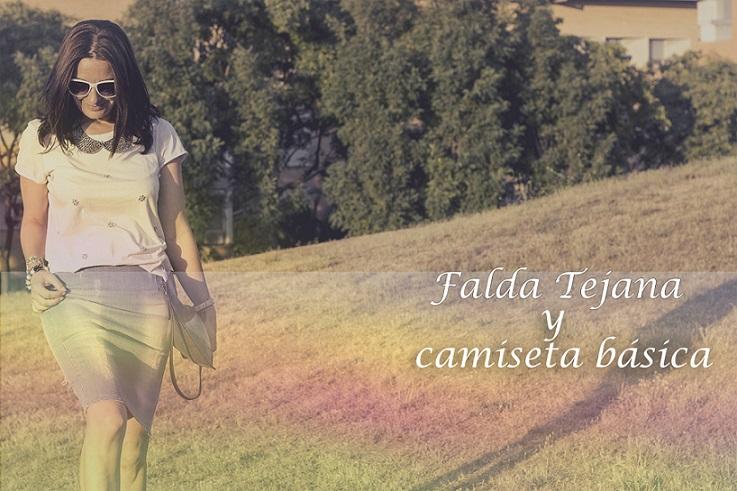 Falda lapiz tejana Falda lapiz tejana