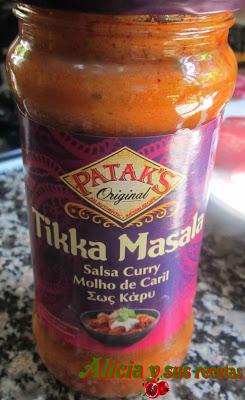 TERNERA EN SALSA TIKKA MASALA (CURRY) TERNERA EN SALSA TIKKA MASALA (CURRY)