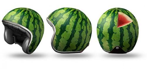 casco sandia Creative Helmets de Igor Mitin