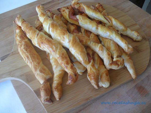 Tirabuzones de Bacon y Chedar tirabuzones de bacon y chedar