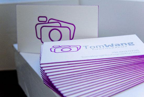 31 tarjetas de visita creativas de color púrpura