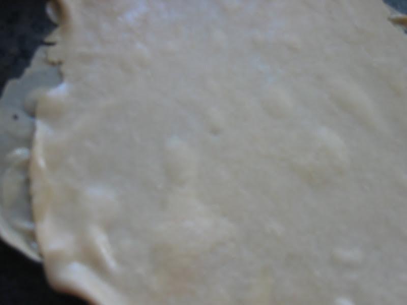 Hojaldre hecho con aceite y pascualina de espinaca Hojaldre hecho con aceite y pascualina de espinaca