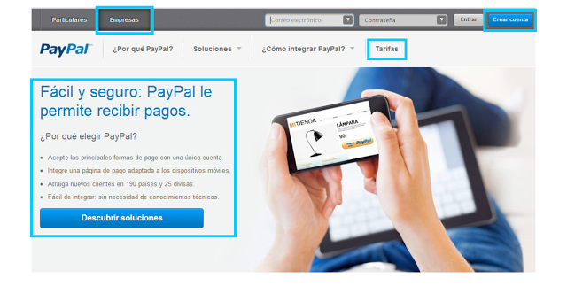 Tutorial para aprender a usar Paypal