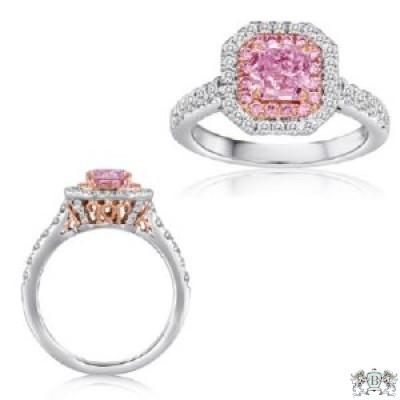 Blount Jewels 1.67ct Certified Fancy Pink Diamond Engagement Ring