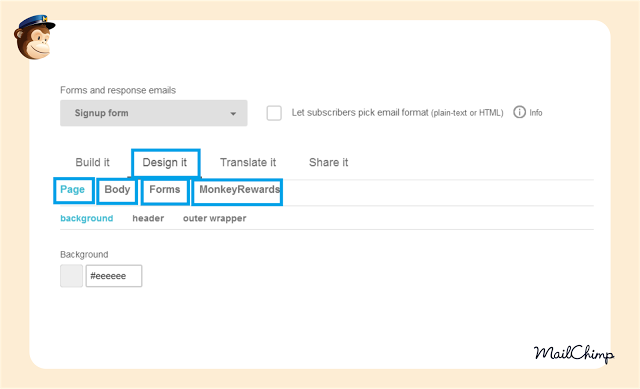 Personalizar formularios en MailChimp Personalizar formularios en MailChimp