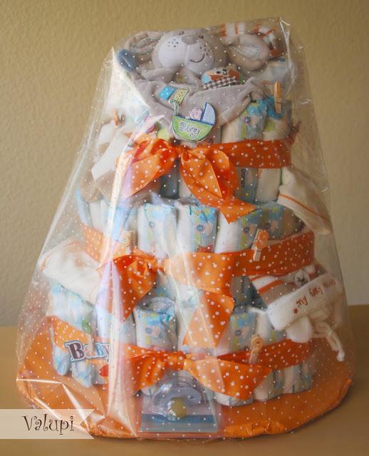 DIY - Tutorial tarta de pañales sencilla DIY - Tutorial tarta de pañales sencilla