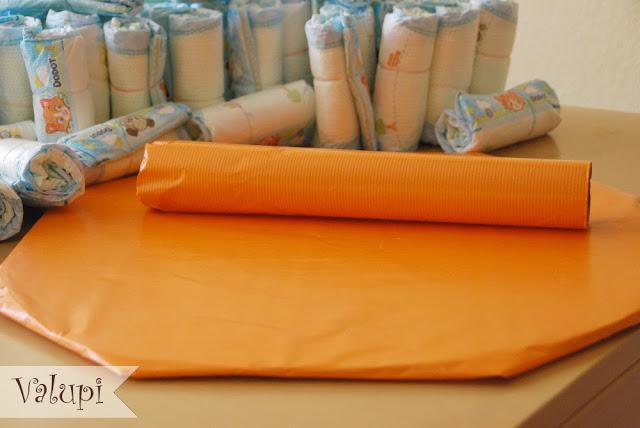 DIY - Tutorial tarta de pañales sencilla DIY - Tutorial tarta de pañales sencilla