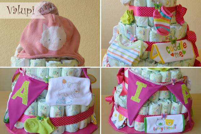 DIY - Tutorial tarta de pañales sencilla DIY - Tutorial tarta de pañales sencilla