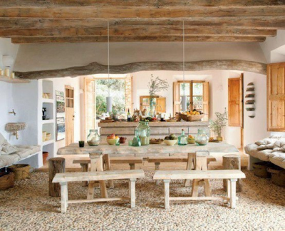 Mesas de comedor en comedores rusticos paperblog