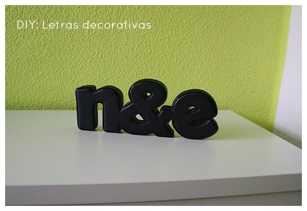 Cómo hacer letras decorativas con cartón