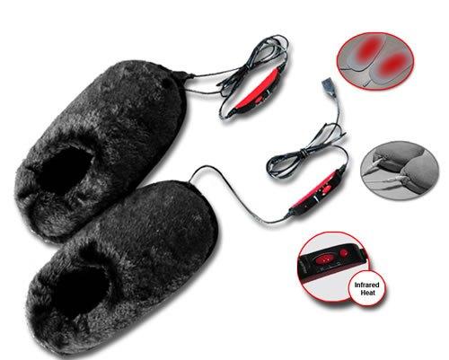 Gadgets para trabajar abrigados en invierno: Warm Mouse, teclado, Pad y mucho más! pantuflas