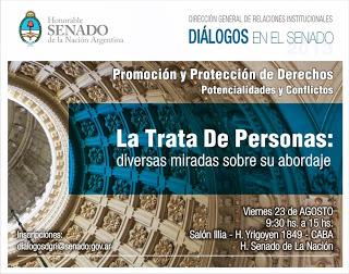 “Diálogos en el Senado Argentino”: La Trata de personas