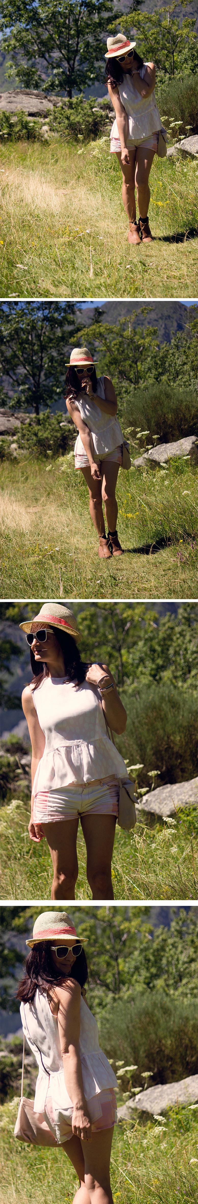 Peplum y shorts Peplum y shorts