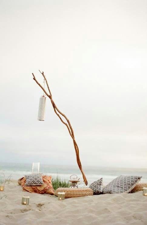 Inspiración playa Decoración en playa, textiles al aire libre.