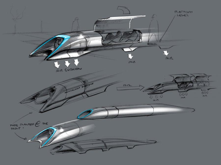 Hyperloop: fotos del tren que viaja a la velocidad del sonido hyperloop