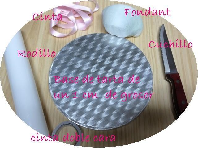 Tutorial: Cómo preparar una base para presentar una tarta