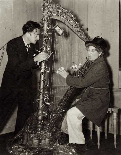 Harpo y Salvador Dalí
