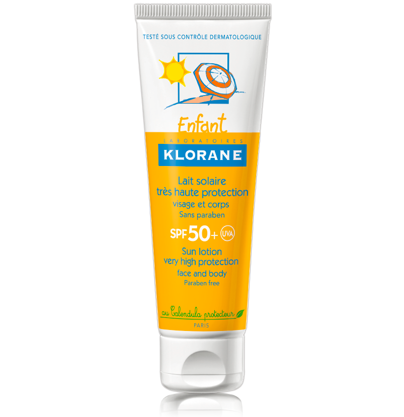 Crema hidratante con protección solar SPF 50+ Klorane