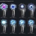 Diseños de Visión y Ms. Marvel para el juego cancelado de los Vengadores Diseño conceptual del videojuego cancelado de los Vengadores